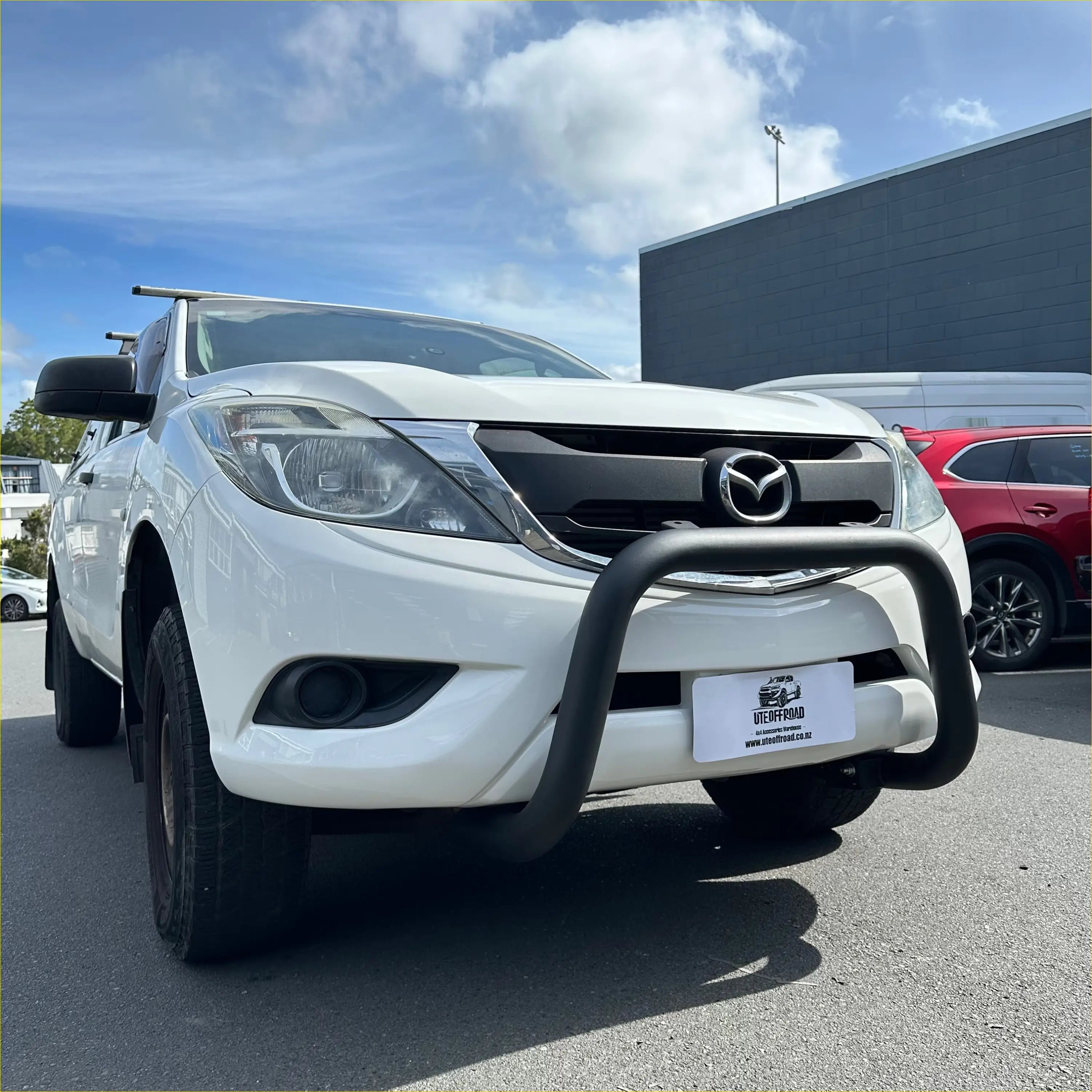 Stainless Steel Nudge Bar Mazda BT-50 2012-2020 Matte Black W2