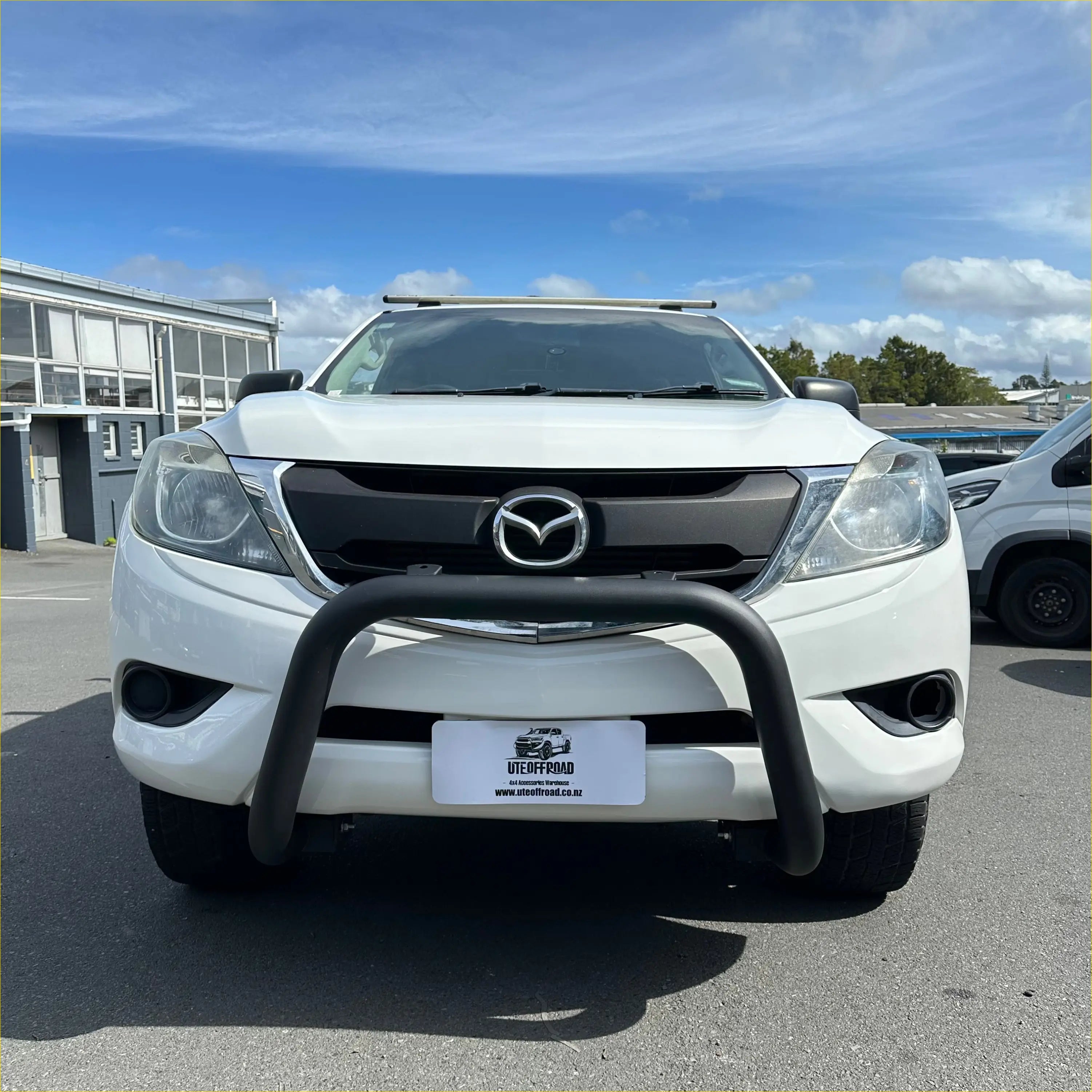 Stainless Steel Nudge Bar Mazda BT-50 2012-2020 Matte Black W2