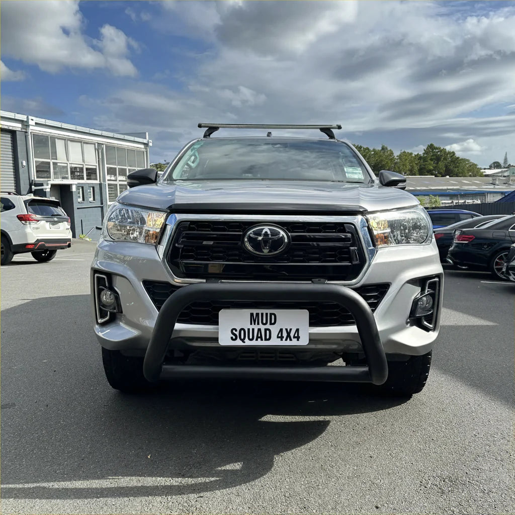 Stainless Steel Nudge Bar Toyota Hilux 2018-2020 Medium Size Matte