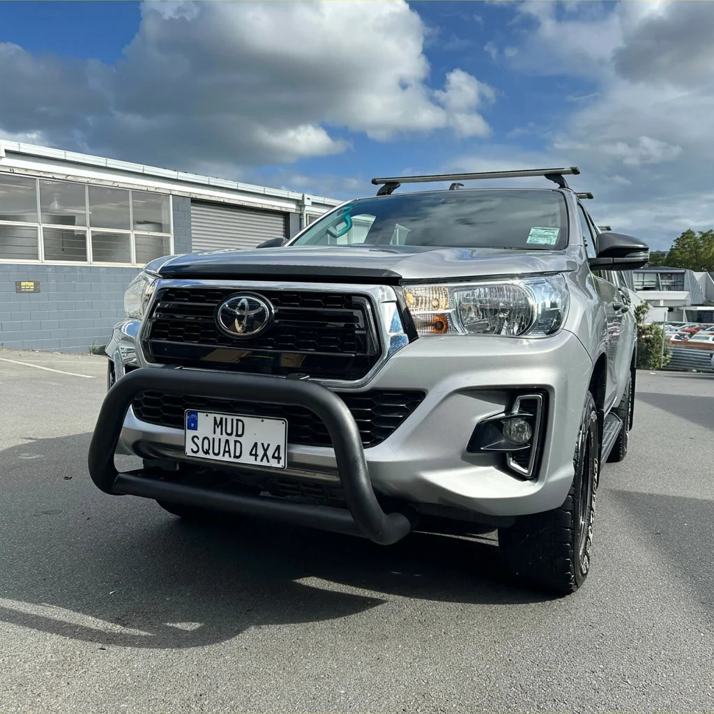 Stainless Steel Nudge Bar Toyota Hilux 2018-2020 Medium Size Matte