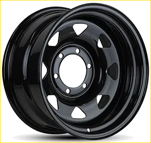 Steel Rim 16 x 10 PCD 6/139.7 Offset -44 Black