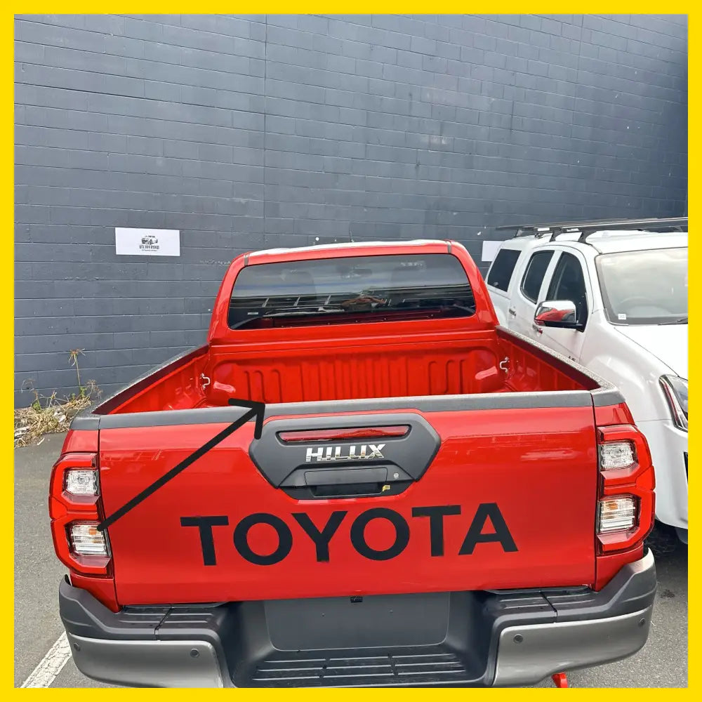 Tailgate Cover Toyota Hilux 2021+ Textured Black