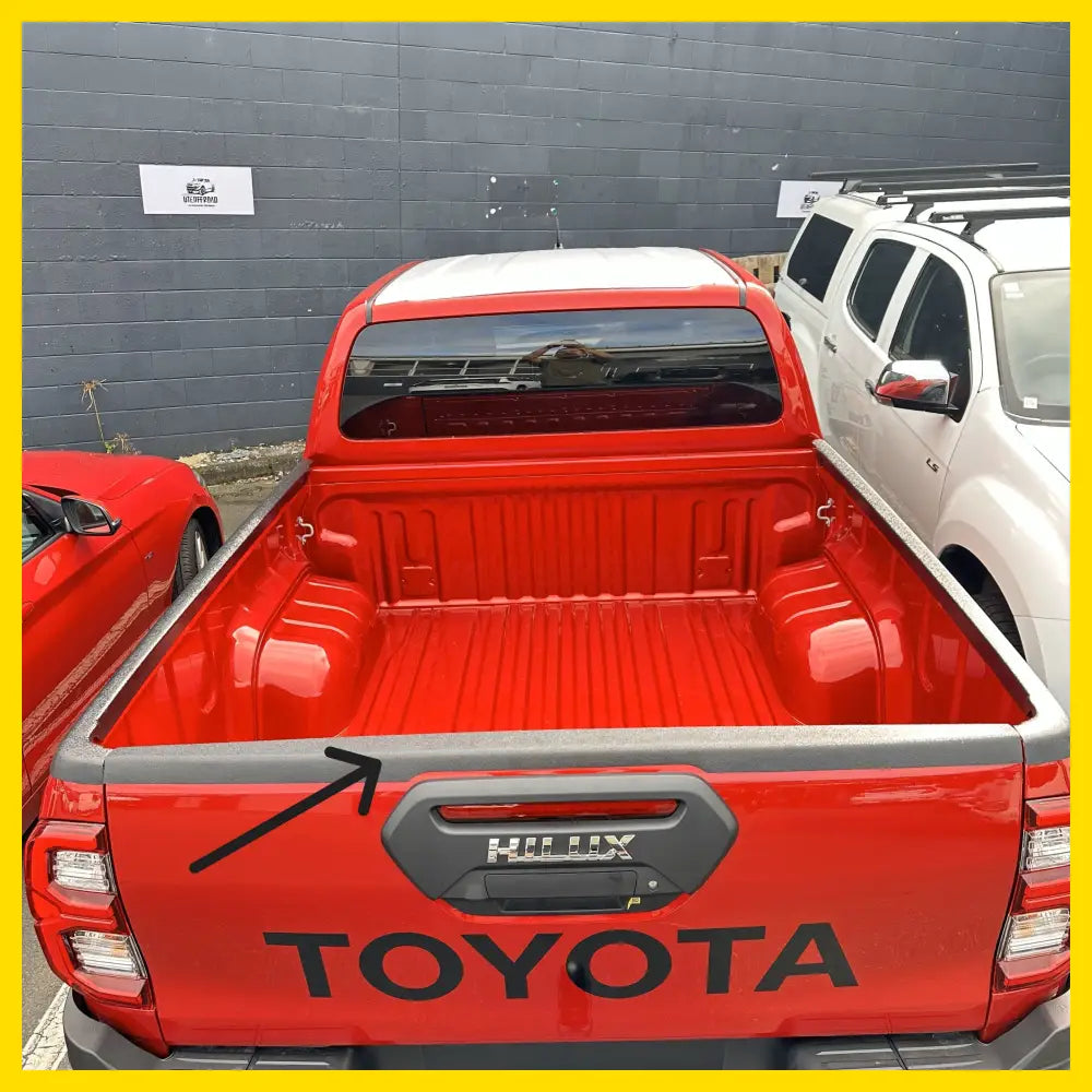 Tailgate Cover Toyota Hilux 2021+ Textured Black