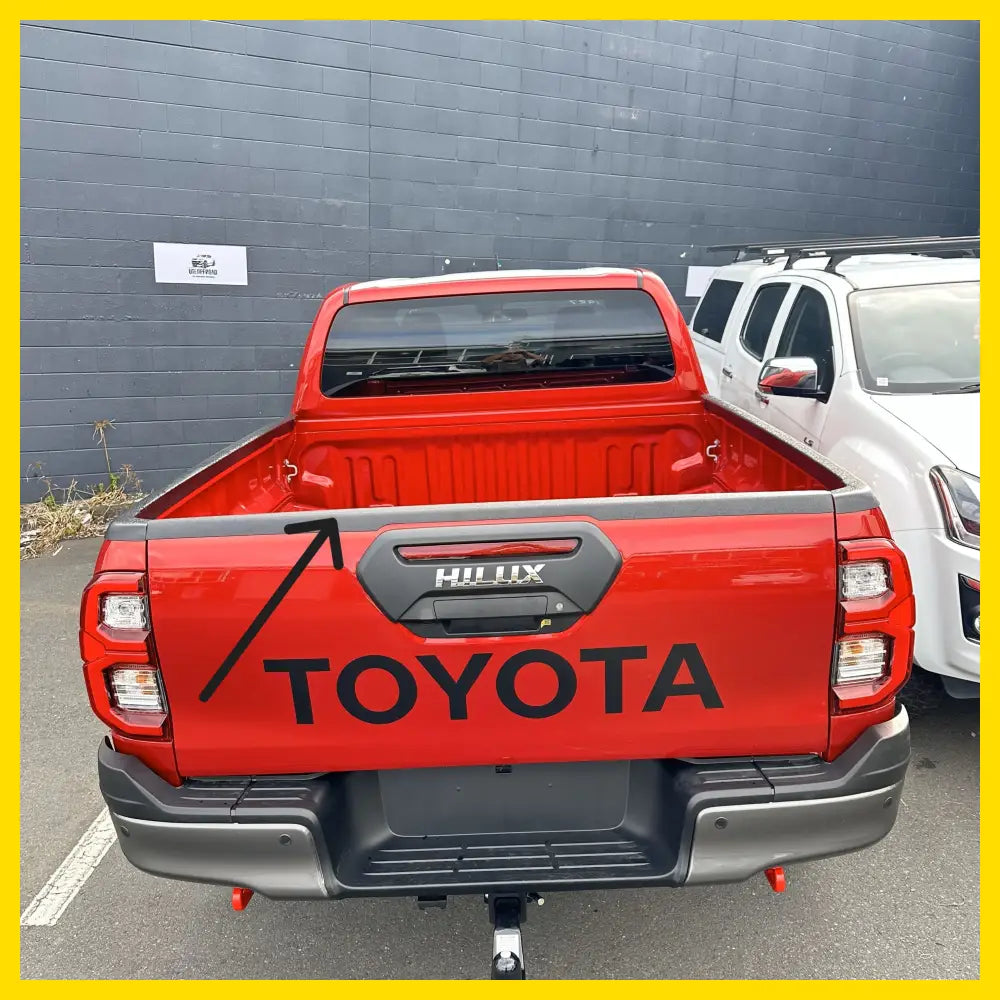 Tailgate Cover Toyota Hilux 2021+ Textured Black