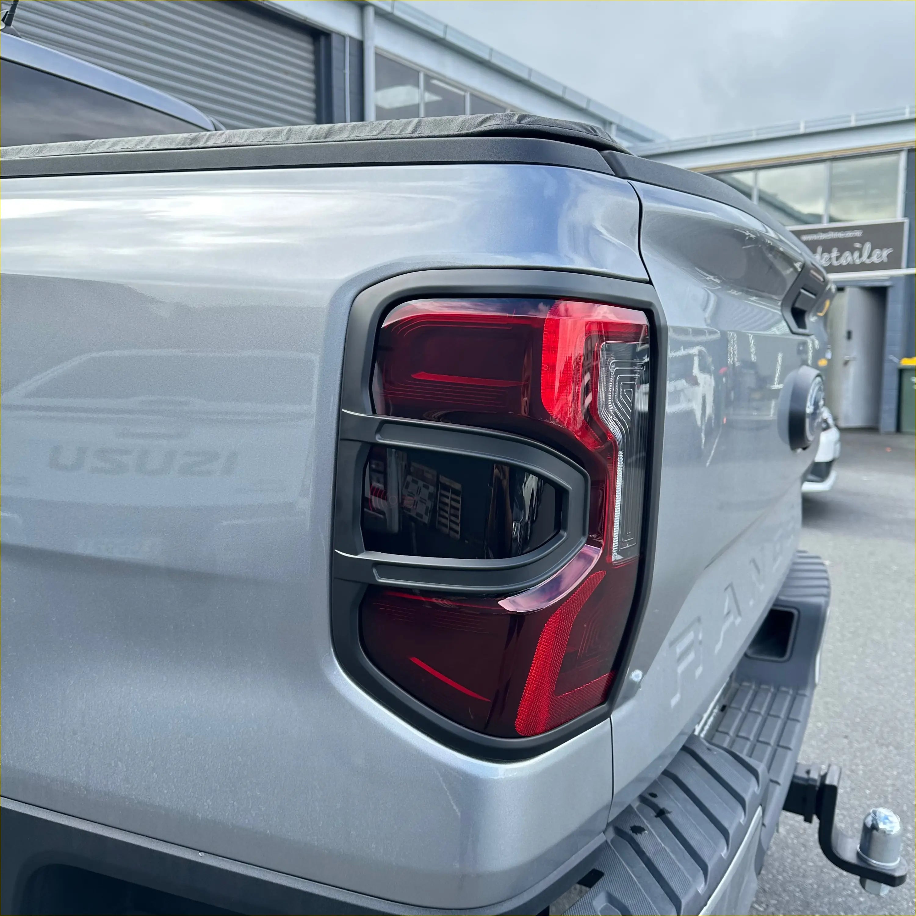 Taillight Covers Ford Ranger 2022+ New Matte black - Plastic Trim