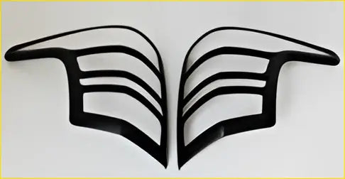 Taillight Covers Mitsubishi Triton 2015-2018 Matte black - Plastic Trim