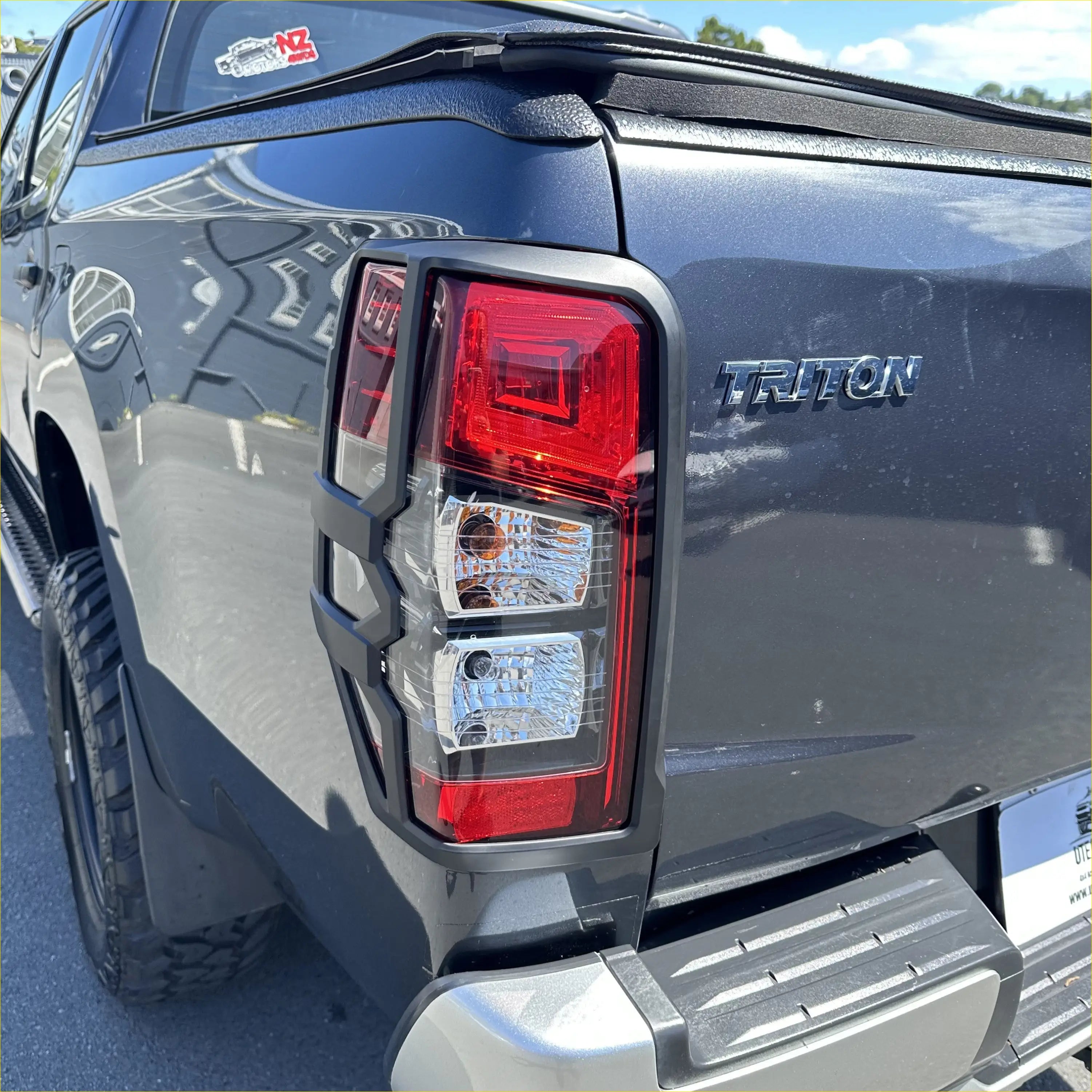 Taillight Covers Mitsubishi Triton 2019-2023 Matte black - Plastic Trim