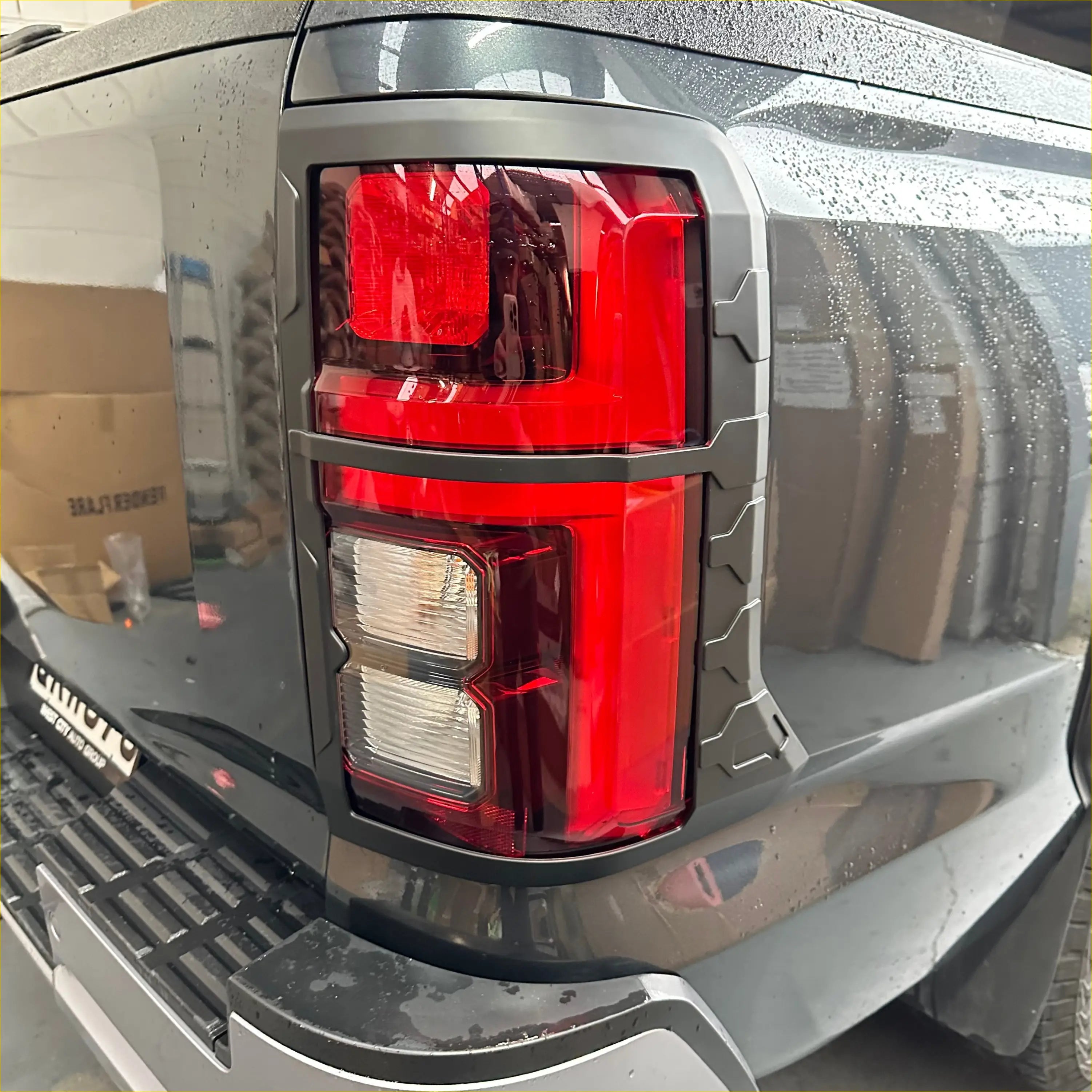 Taillight Covers Mitsubishi Triton 2024+ Matte black - Plastic Trim