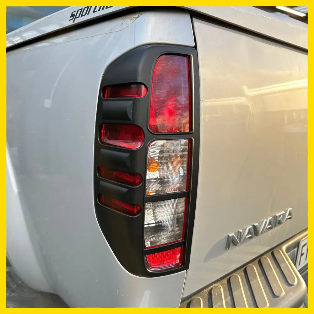 Taillight Covers Nissan Navara D40 2005-2015 Matte Black Thai