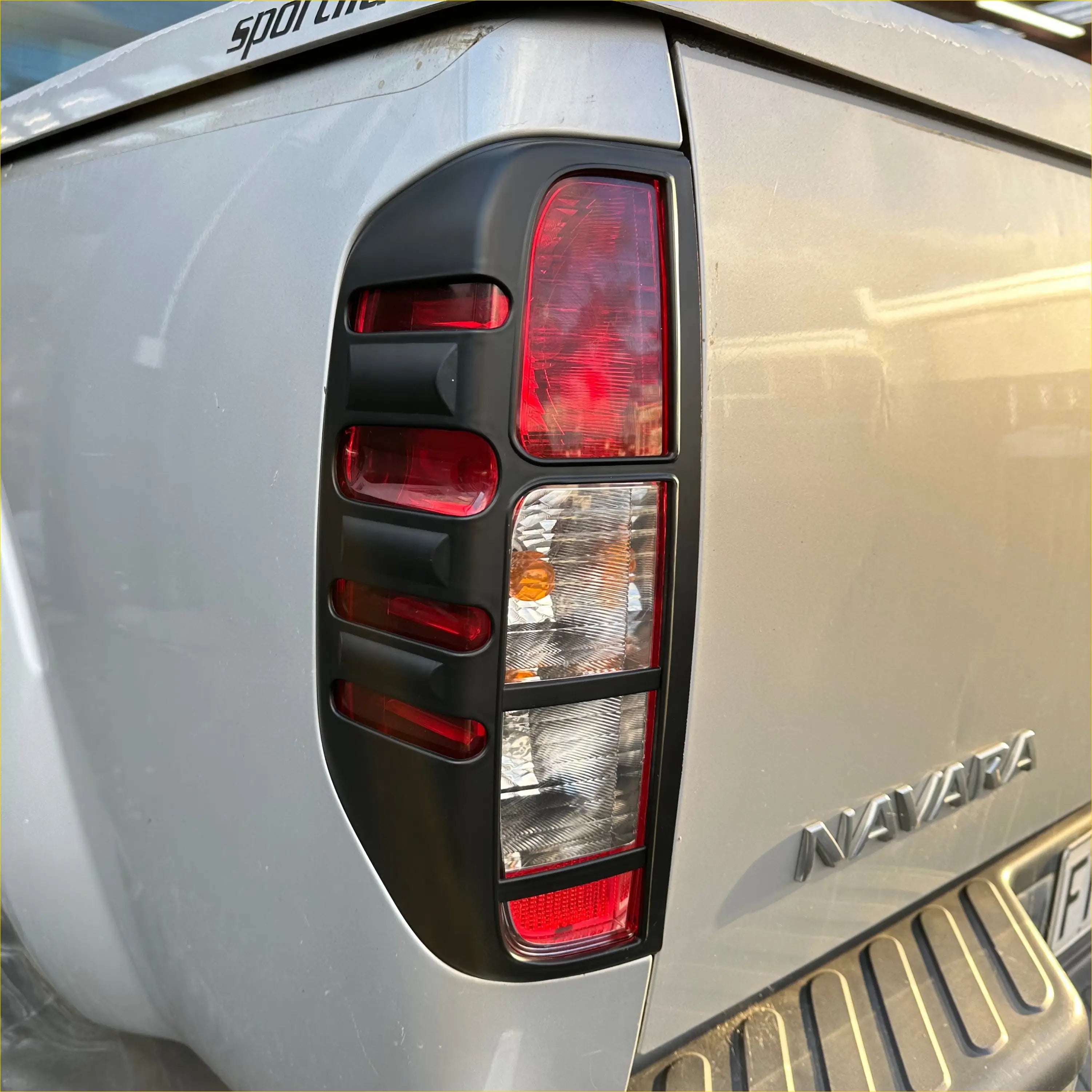 Taillight Covers Nissan Navara D40 2005-2015 Matte Black Thai