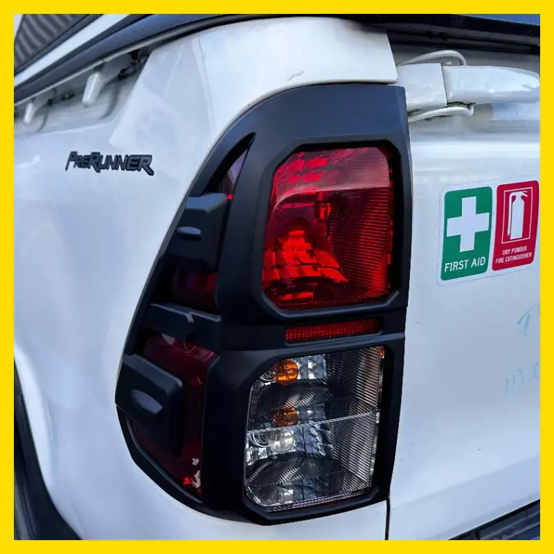 Taillight Covers Toyota Hilux 2015-2020 SR/SR5/SR5 Cruiser Matte Black