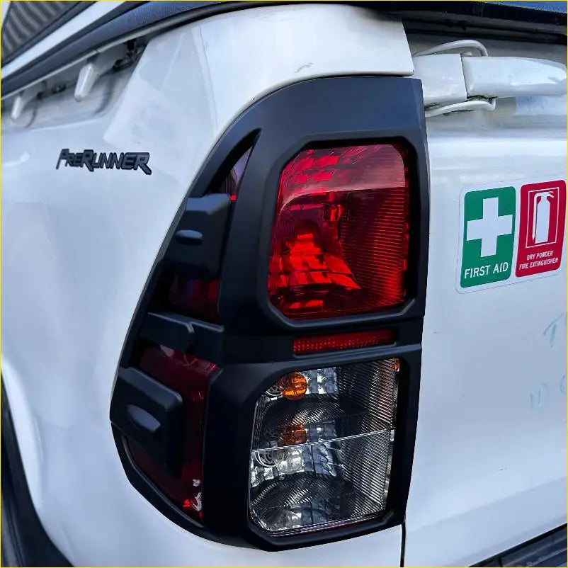 Taillight Covers Toyota Hilux 2015-2020 SR/SR5/SR5 Cruiser Matte Black