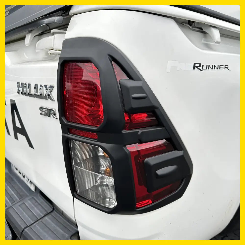 Taillight Covers Toyota Hilux 2015-2020 SR/SR5/SR5 Cruiser Matte Black